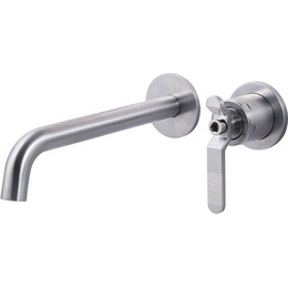 Смеситель для раковины настенный Bronze de Luxe 1760’s Loft 5530CC, Цвет производителя: хром - фото 