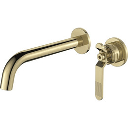 Смеситель для раковины настенный Bronze de Luxe 1760’s Loft 5530CG, золото, Цвет производителя: золото - фото 