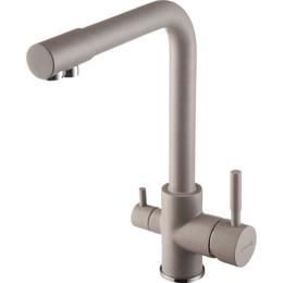 Смеситель для кухни Акватон Руан 1AX004FCXX250, серый шелк - фото 