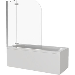 Шторка для ванны Bas Screen 2H-100-C-CH 1000х1400 мм, хром/прозрачное - фото 