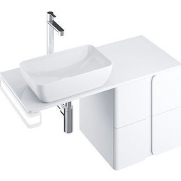 Тумба подвесная со столешницей Ravak Balance 1200 X000001364 (тумба SD Balance 500), белый - фото 