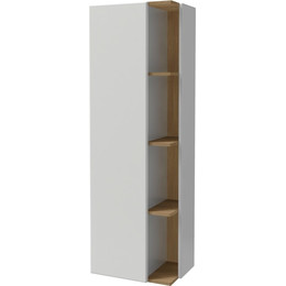 Пенал подвесной Jacob Delafon Terrace 50 см L EB1179G-G1C, белый/дерево - фото 