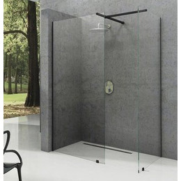 Душевое ограждение Ravak Walk-In Wall+Walk-In Wall 120х90 см (стекло 8 мм), чёрный/прозрачное - фото 