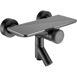 Смеситель для ванны Iddis Shelfy SHEBLBTi02WA, чёрный матовый - фото 