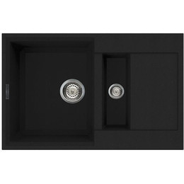 Кухонная мойка Omoikiri Sakaime 78-2-BL 4993114, чёрный, Цвет производителя: чёрный - фото 