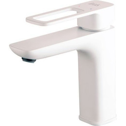 Смеситель для раковины Iddis Slide SLIWT00i01, белый матовый - фото 