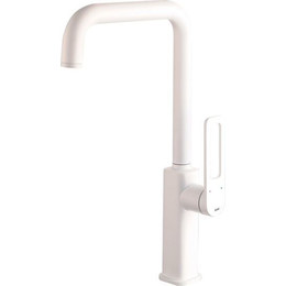 Смеситель для кухни Iddis Slide SLIWT00i05, белый матовый - фото 