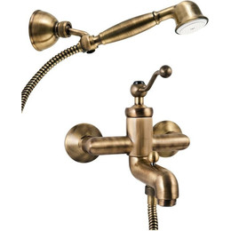 Смеситель для ванны Paini Duomo 88F3105KM, бронза - фото 