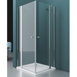 Душевое ограждение BelBagno 100х120 см ETNA-AH-22-100/120-C-Cr, хром/прозрачное - фото 