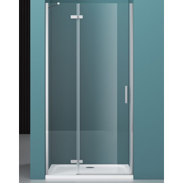 Душевая дверь BelBagno 120 см KRAFT-B-12-60/60-C-Cr-L, хром/прозрачное - фото 