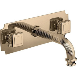 Смеситель для раковины настенный Cezares OLIMP-BLS2-02-O, бронза, Цвет производителя: бронза - фото 