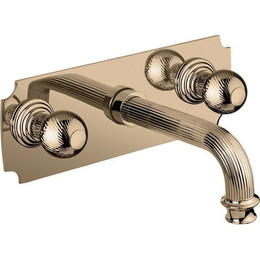 Смеситель для раковины настенный Cezares OLIMP-BLS2-02-M, бронза - фото 