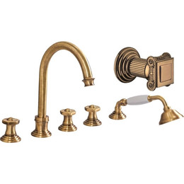 Смеситель для ванны Cezares APHRODITE-BVD-02-O, бронза, Цвет производителя: бронза - фото 