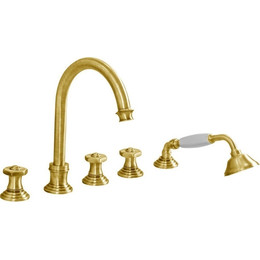 Смеситель для ванны Cezares APHRODITE-BVD-03/24-S1, золото, Цвет производителя: золото - фото 