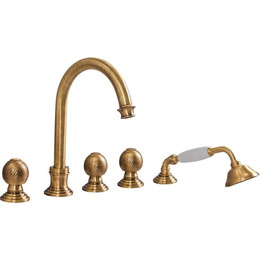 Смеситель для ванны Cezares APHRODITE-BVD-02-M, бронза, Цвет производителя: бронза - фото 