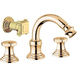 Смеситель для биде Cezares APHRODITE-BBS2-03/24-O, золото, Цвет производителя: золото - фото 