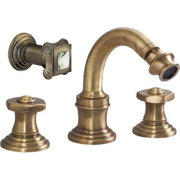 Смеситель для биде Cezares APHRODITE-BBS2-02-Sw, бронза, Цвет производителя: бронза - фото 