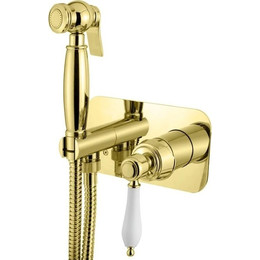 Набор для гигиенического душа Cezares APHRODITE-DIF-03/24-Bi, золото, Цвет производителя: золото - фото 