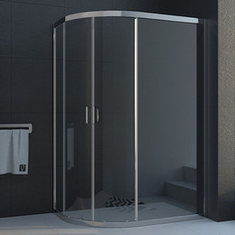 Душевое ограждение Veconi Rovigo 120х80 см RV03-12080A-01-19C1, хром/прозрачное - фото 