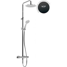 Душевая стойка Cezares LEAF-CDA-23-NOP, чёрный матовый, Цвет производителя: чёрный матовый - фото 