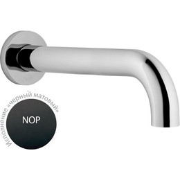 Излив для ванны Cezares LEAF-SC-NOP, черный матовый - фото 