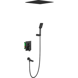 Душевая система для ванны Timo Selene SX-2039/03SM, черный матовый - фото 