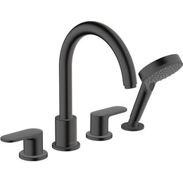 Смеситель для ванны Hansgrohe Vernis Blend 71456670, черный матовый - фото 