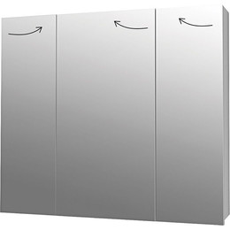 Зеркало-шкаф Dreja Almi 90 см 99.9012, белый глянец - фото 