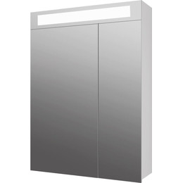 Зеркало-шкаф Dreja Uni Led 60 см 99.9001, белый глянец - фото 