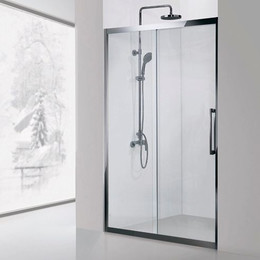 Душевая дверь Aquanet Delta NPE6121 140 см (стекло 8 мм), хром/прозрачное - фото 