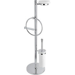 Стойка с держателем и ёршиком Cezares Olimp OLIMP-WBS-01-M - фото 