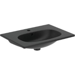 Раковина подвесная Ideal Standard Silk Black Tesi Vanity 60 см T3510V3, черный матовый - фото 