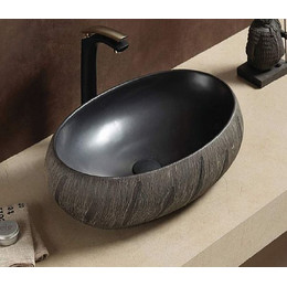 Раковина-чаша CeramaLux NC 58 см J2102, черный матовый - фото 