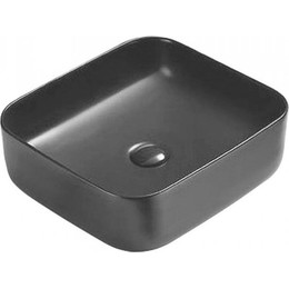 Раковина-чаша CeramaLux NC 39 см 2106, черный матовый - фото 