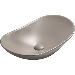 Раковина-чаша CeramaLux NC 61 см 7811AMH-5, светло-серый - фото 