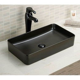 Раковина-чаша CeramaLux NC 60 см 9396-1MB, черный матовый - фото 