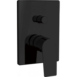 Смеситель для душа Aquanet Static Black AF330-51B 261824, чёрный матовый - фото 