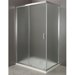 Душевое ограждение BelBagno 110x80 см UNO-AH-1-110/80-P-Cr, хром/текстурное - фото 