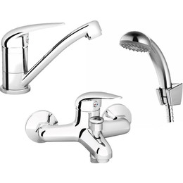 Набор смесителей 3 в 1 для ванны Ravak Set Suzan V 70508018 - фото 