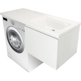 Тумба подвесная с раковиной-столешницей Эстет Dallas Luxe 105 см (1 ящик) R ФР-00009674 - фото 