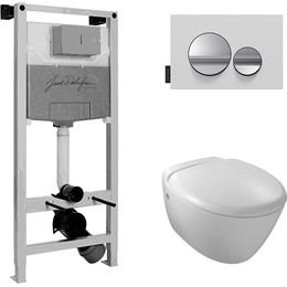 Инсталляция с подвесным унитазом Jacob Delafon Presqu'ile E21743RU-00 - фото 