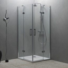 Душевое ограждение Kolpa-San Atlas TKK 100x100 см, хром/прозрачное - фото 
