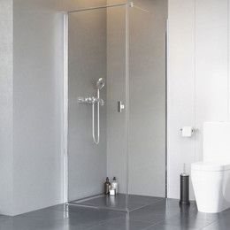 Душевое ограждение Radaway Nes 8 KDJ I 80x70 см L (стекло 8 мм), хром/прозрачное - фото 