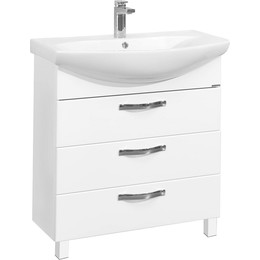 Тумба напольная с раковиной Акватон Ария 65Н см 1A1234K0AA010, белый - фото 