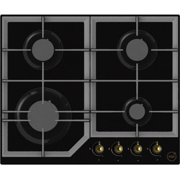 Газовая варочная поверхность MBS PG-611BL Classic (чёрное стекло) - фото 
