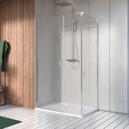 Душевое ограждение Radaway Nes 8 KDS II 120x75 см L (стекло 8 мм), хром/прозрачное - фото 