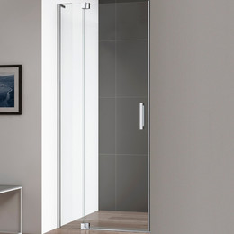 Душевая дверь Cezares 70/80 см SLIDER-B-1-70/80-BR-Cr (стекло 8 мм) хром/бронзовое - фото 