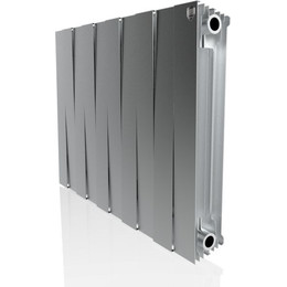 Радиатор Royal Thermo Piano Forte 500 Silver Satin 800х590 мм (10 секций) - фото 