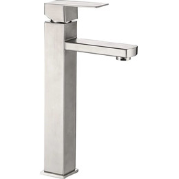 Смеситель для раковины высокий Haiba HB11803, нержавеющая сталь - фото 