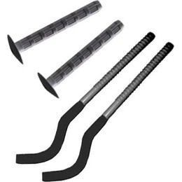 Комплект кронштейнов Royal Thermo RT06-01, чёрный - фото 